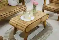 שולחן קפה מעוצב לגינה